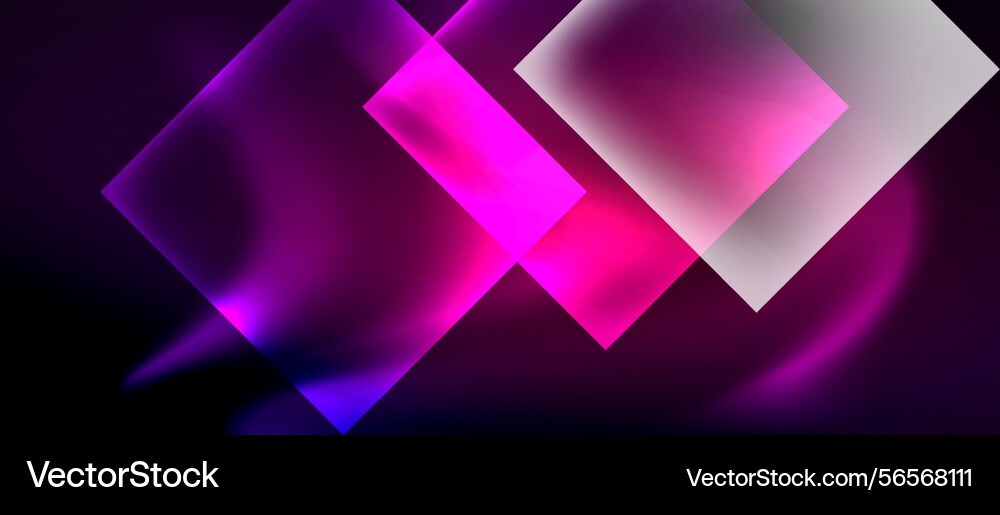 Abstract squares overlap creating vibrant pinks Vector Image