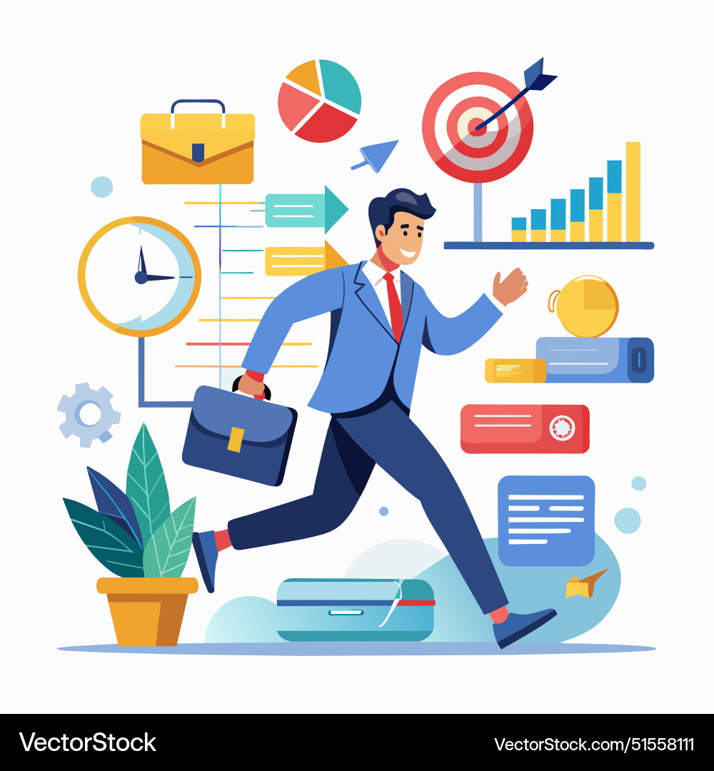 Project management task tracking or work progress Project management task tracking or work progress vector image