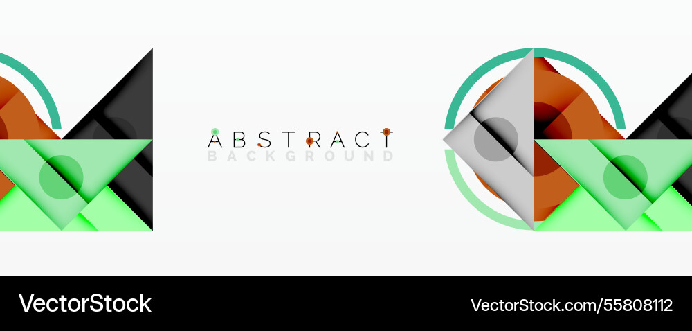 Abstract geometric composition with intersecting vector image