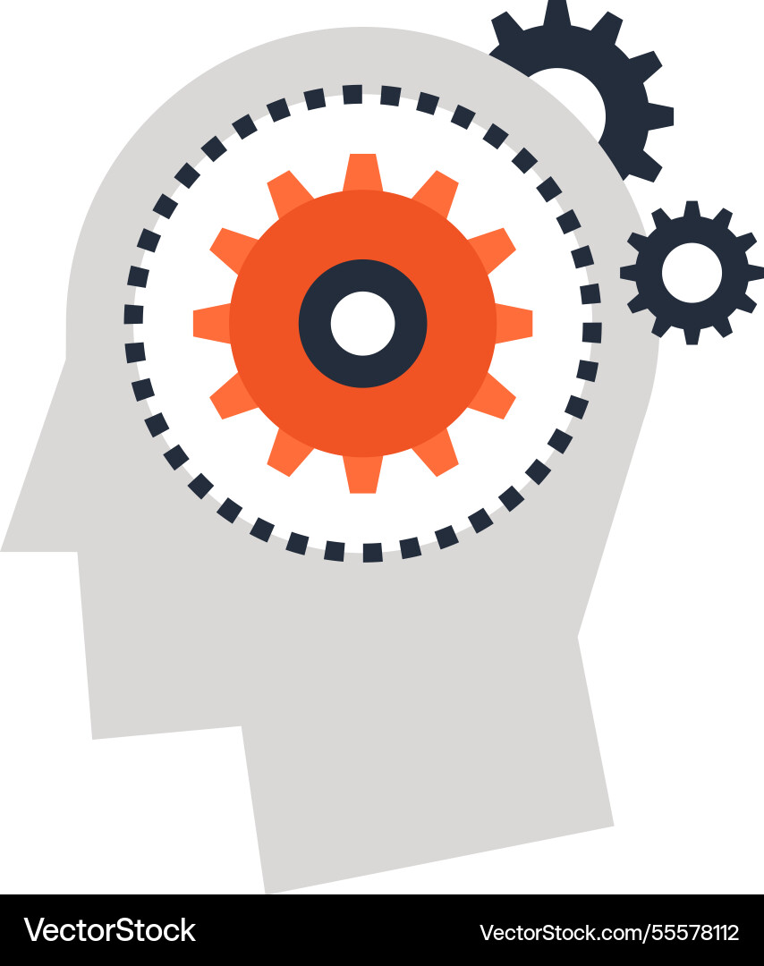 Solution flat web icon concept Solution flat web icon concept vector image