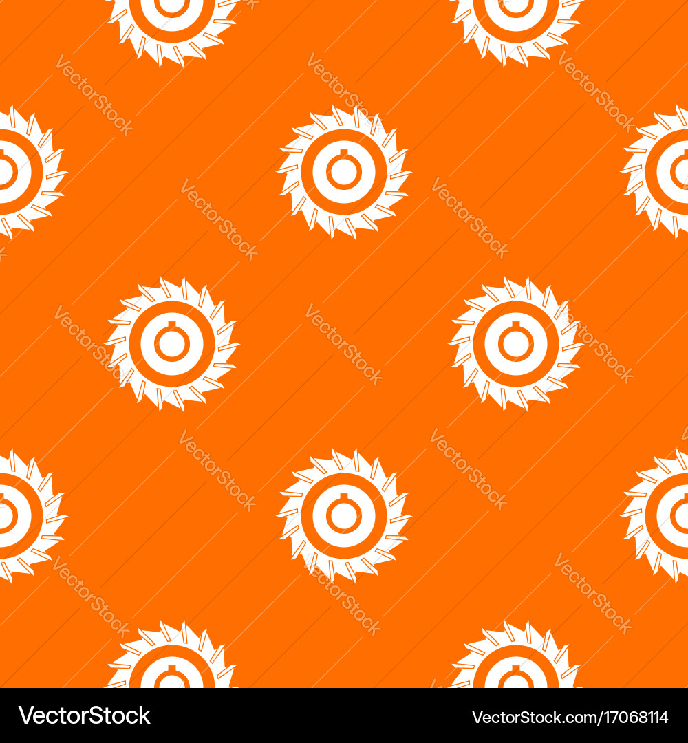 Circular saw disk pattern seamless Vector Image