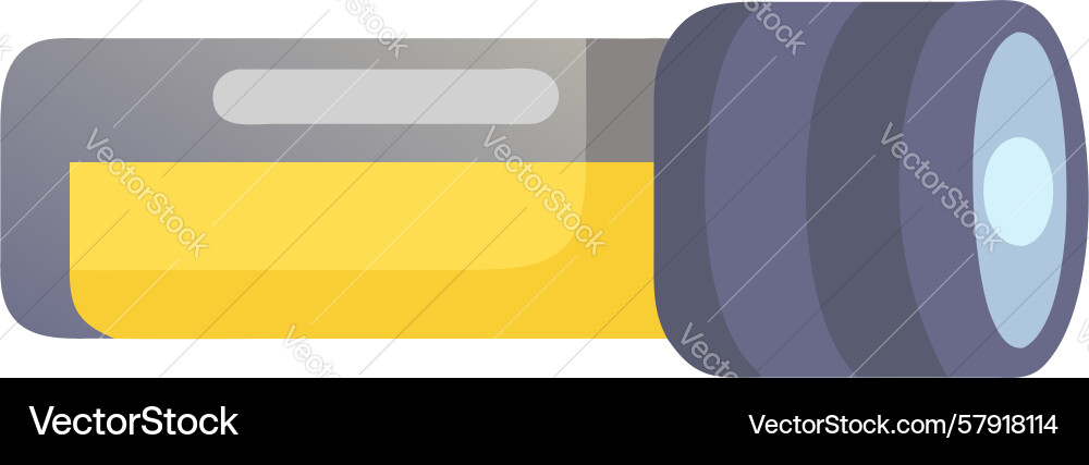 Simple utility flashlight icon design generative Vector Image
