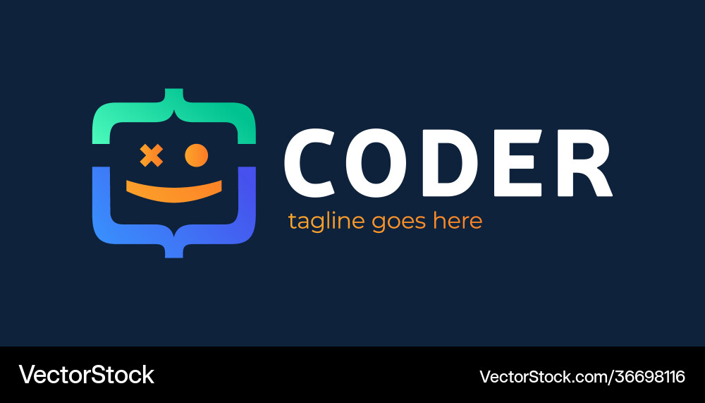 Coding Developer Icon - Programmierung Vektorbild