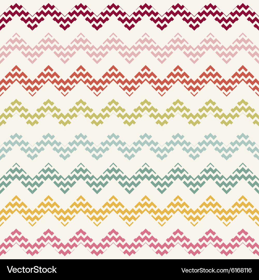 Zigzag chevron pattern Vector Image
