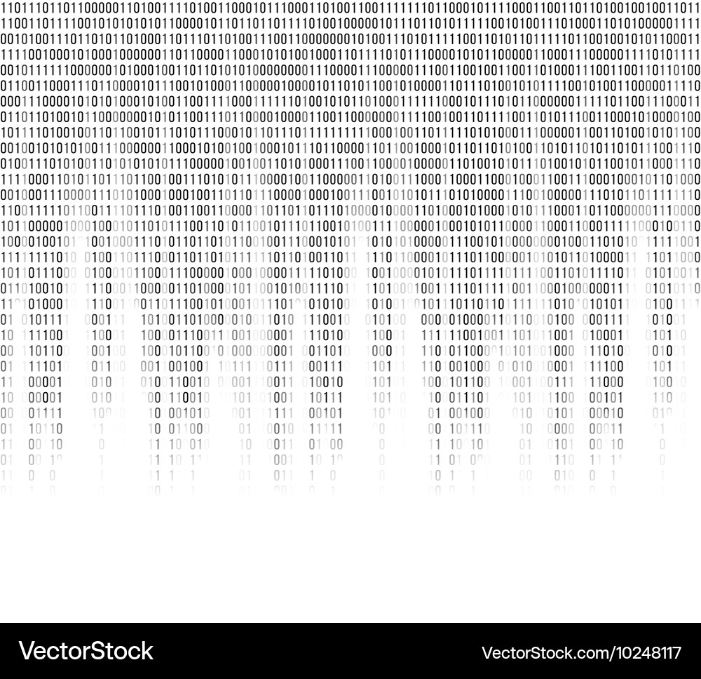 Binary Code Abstract Background vector image