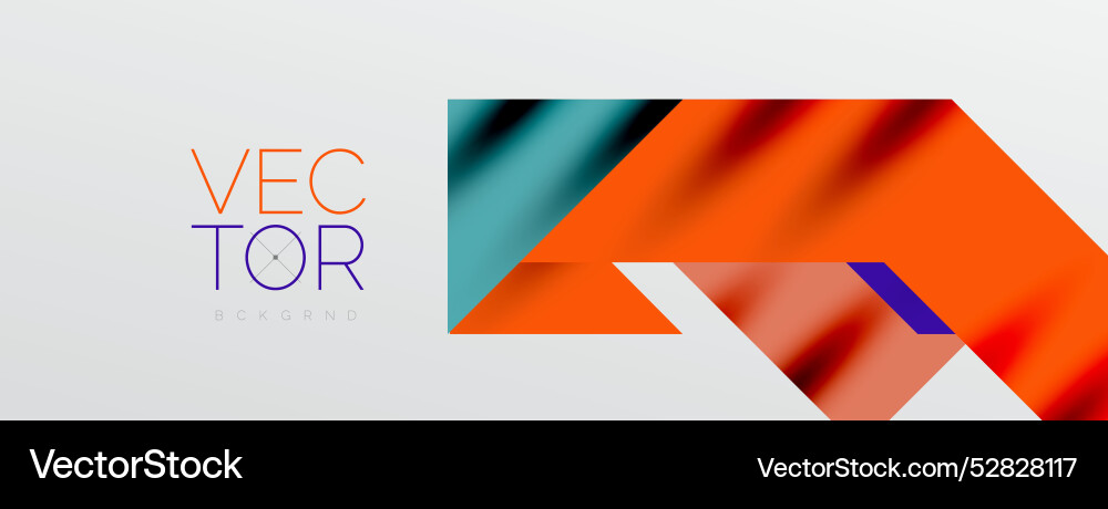 Dynamic lines and triangles Vector Image
