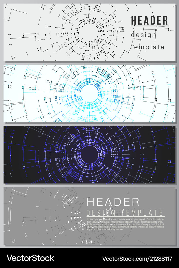 Minimalistic layout of headers banner Minimalistic layout of headers banner vector image