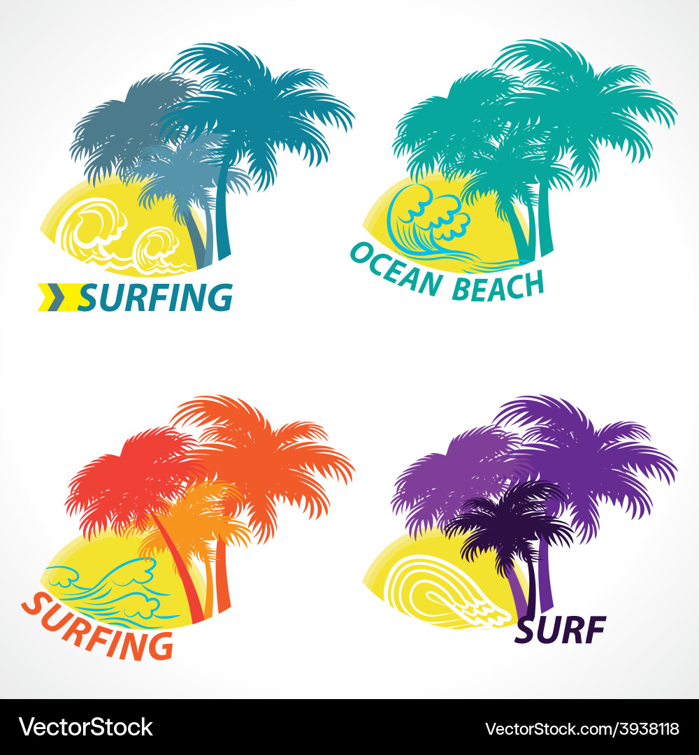 Beach season Vector Image