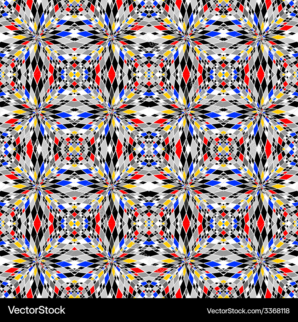 Design colorful seamless mosaic pattern Vector Image