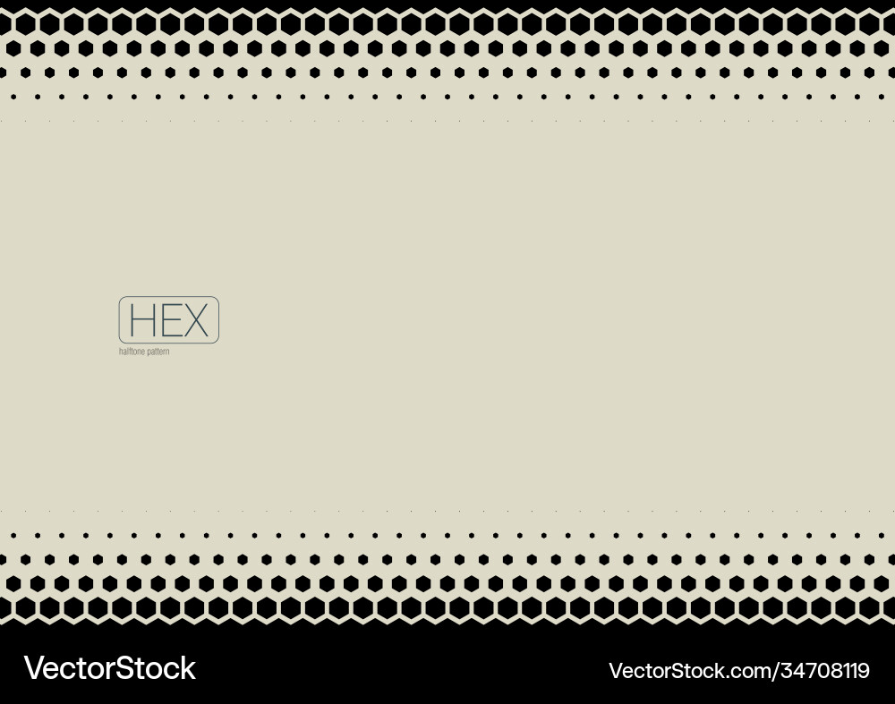 2d abstract geometric wave hex halftone pattern 2d abstract geometric wave hex halftone pattern vector image