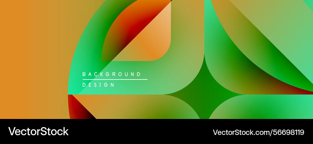 Abstract fluid shapes overlap creating vibrant Abstract fluid shapes overlap creating vibrant Vector Image