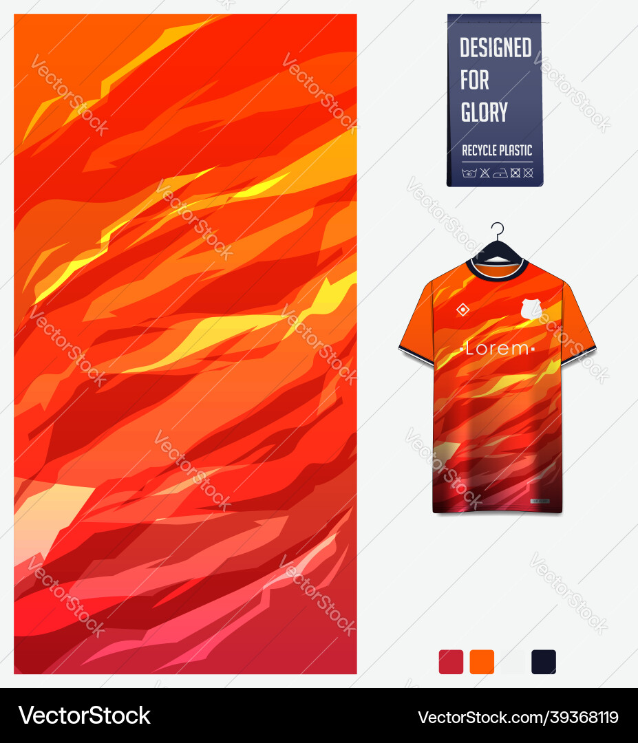 Dynamic Orange Abstract Pattern vector image