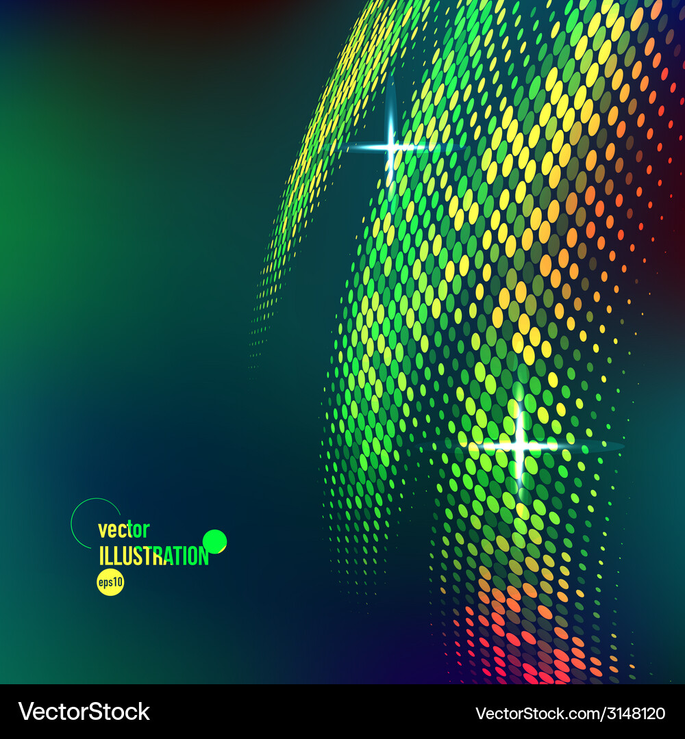 Abstract background with circles Vector Image