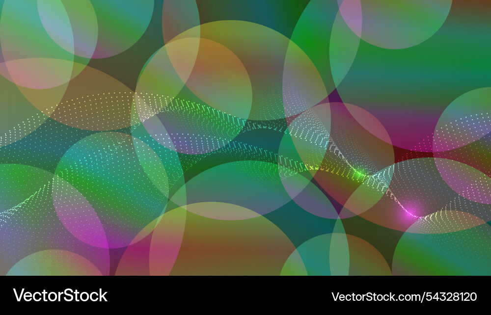 Abstract circle and dot line elements Abstract circle and dot line elements vector image