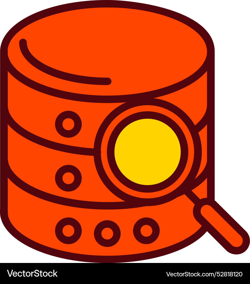 Database icon design vector image