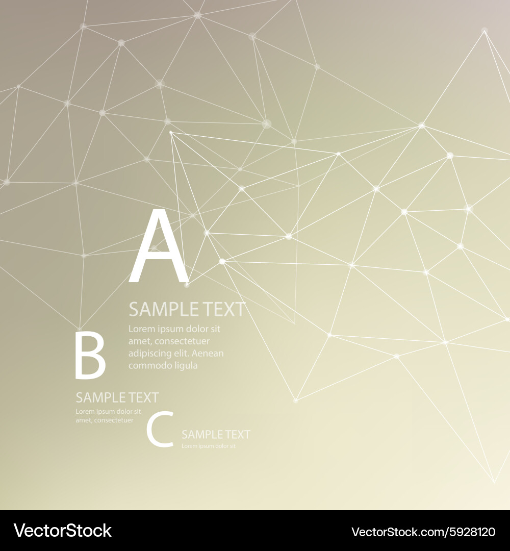 Modern Connection Network Background Vector Image
