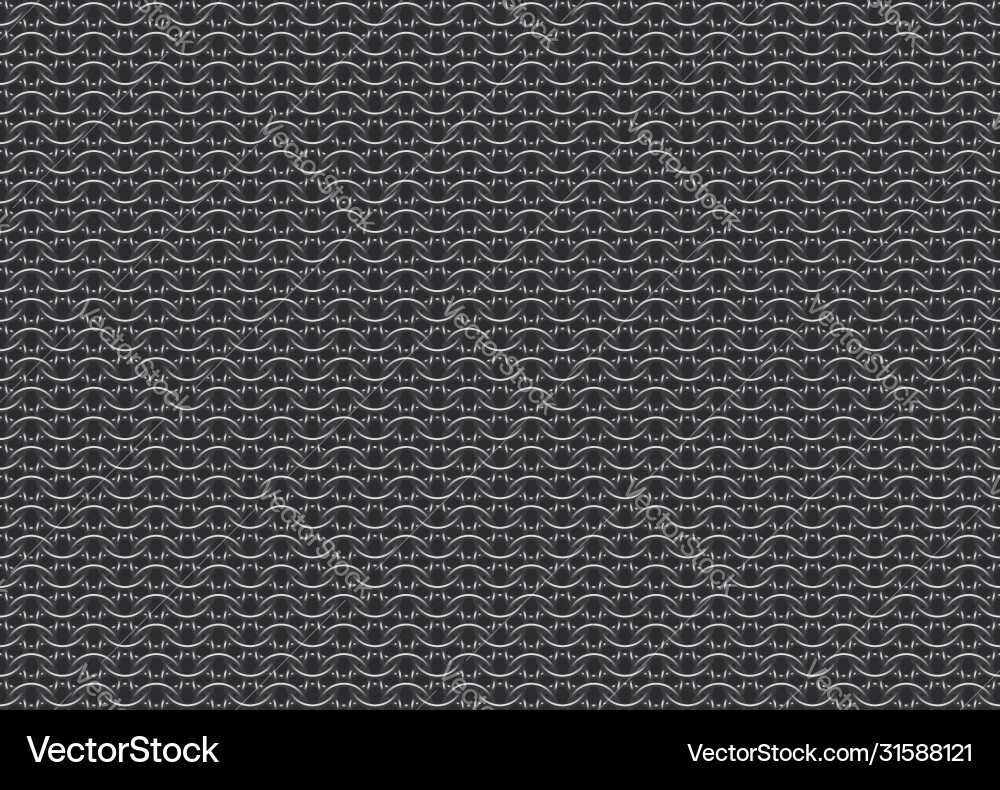 Seamless pattern european 6 in 1 chain mail Vector Image