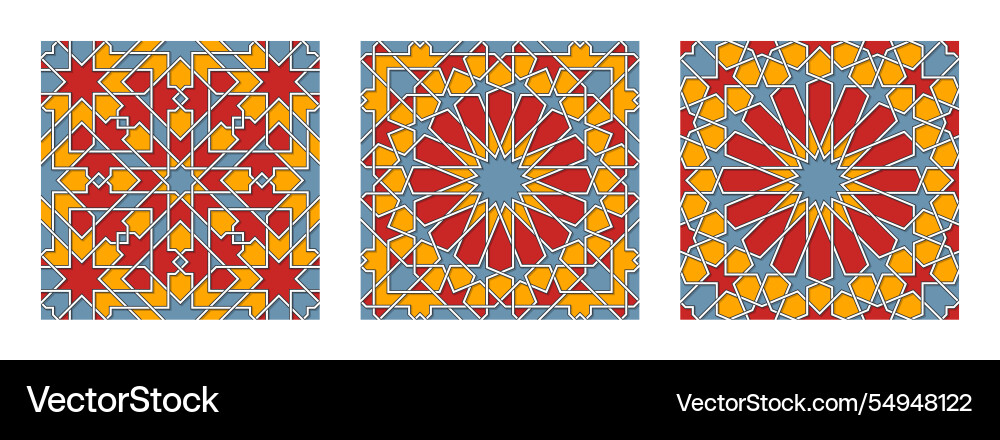 Elements of arabian seamless pattern in authentic Elements of arabian seamless pattern in authentic vector image