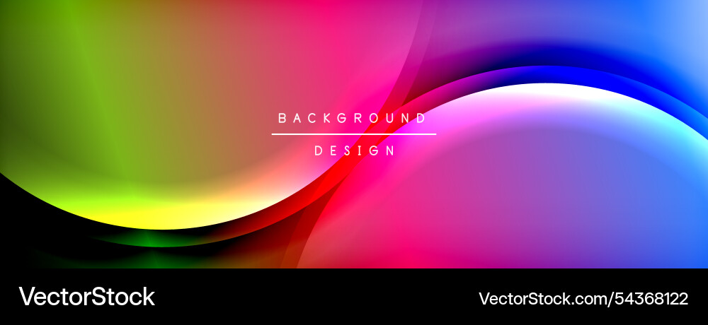 Gradient and shadow wave line geometric background Gradient and shadow wave line geometric background Vector Image