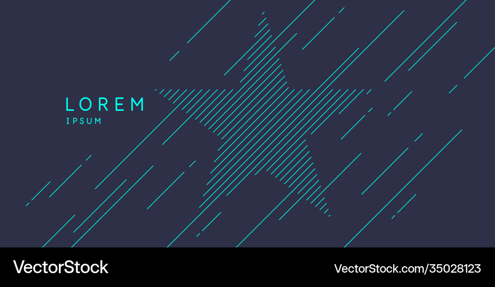 Abstract background with dynamic shapes vector image