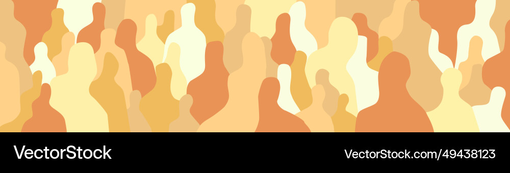 Group of people abstract Vector Image