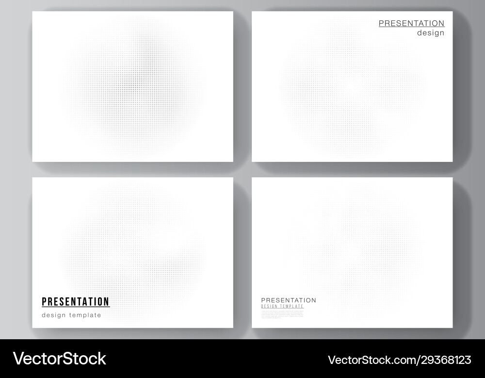 Layout presentation slides design Layout presentation slides design vector image