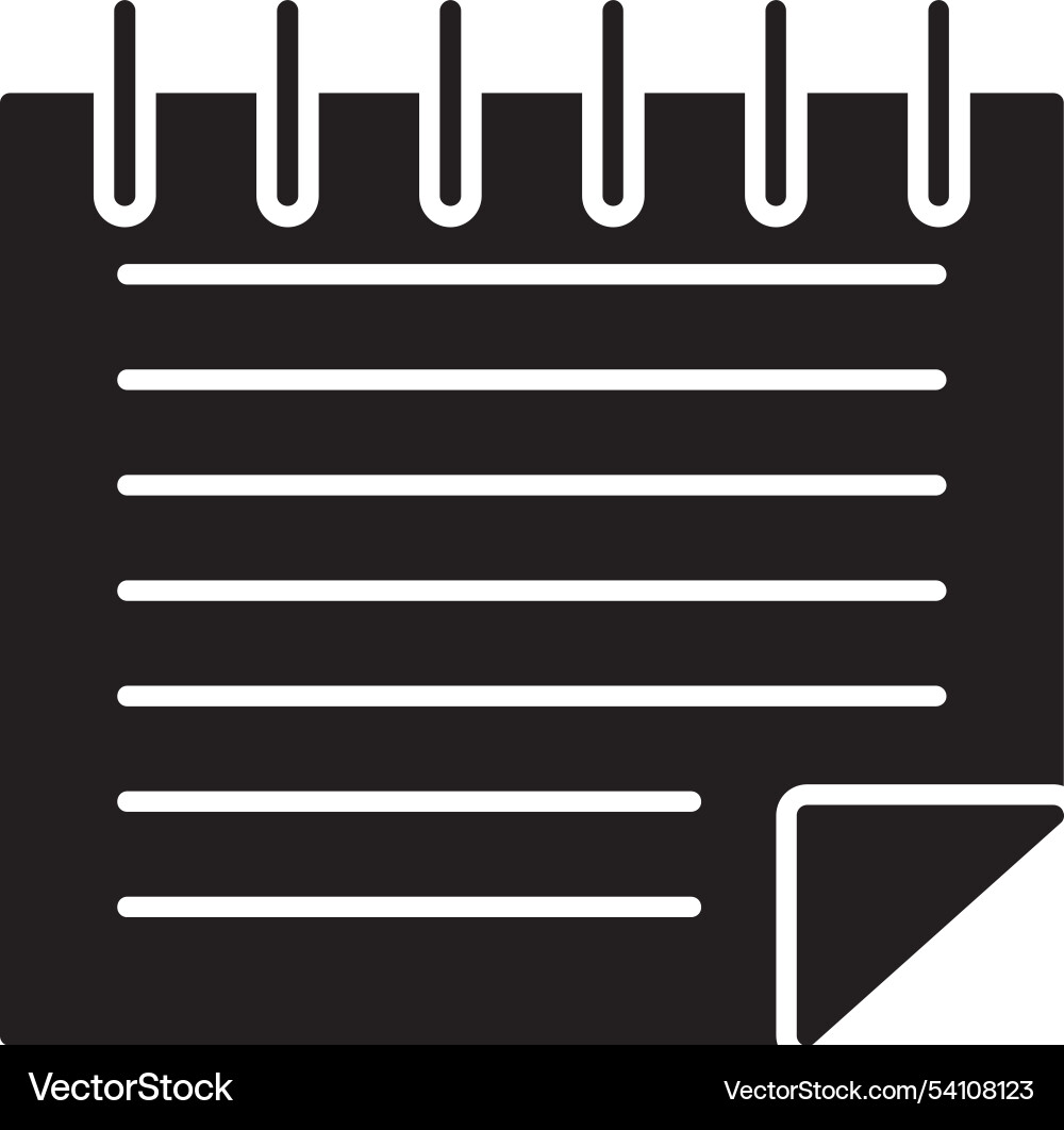 Notes vector image