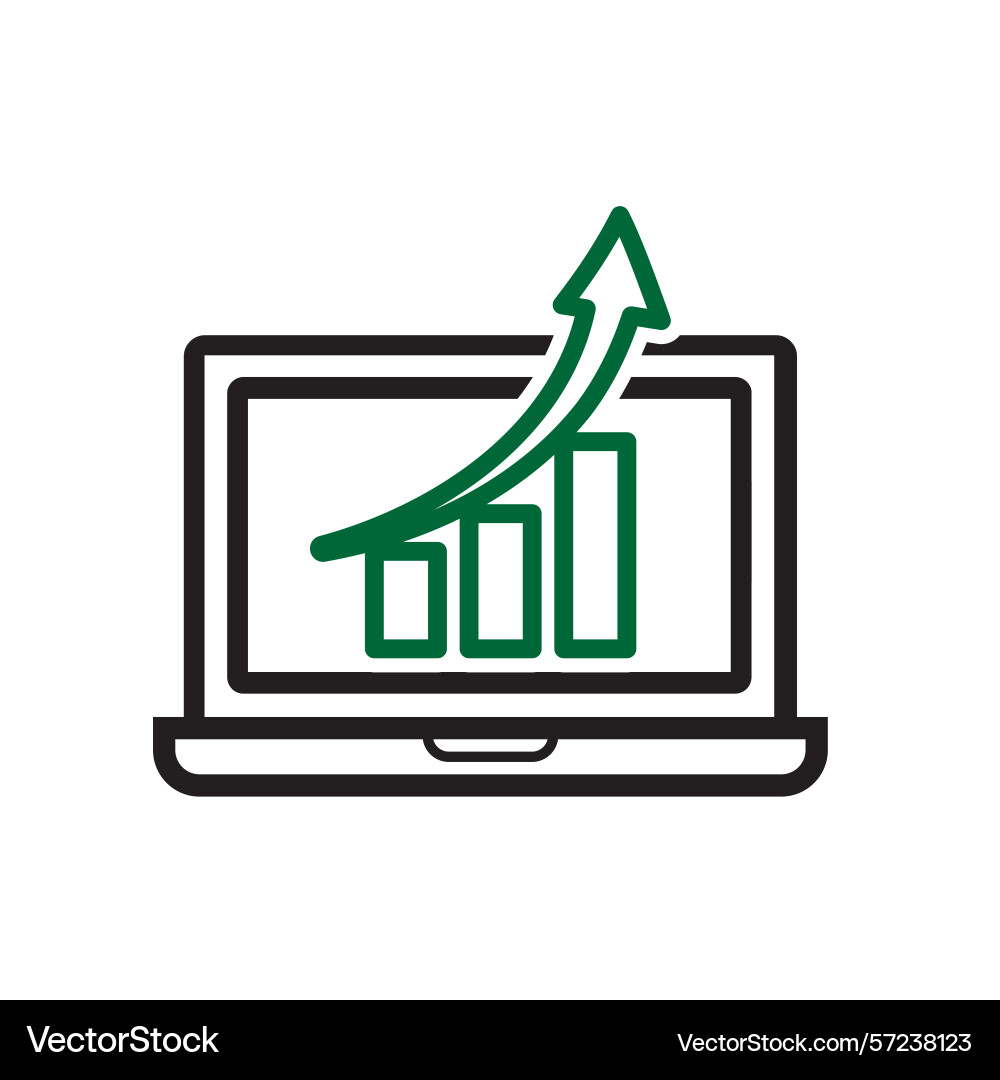 Optimization icon website speed vector image