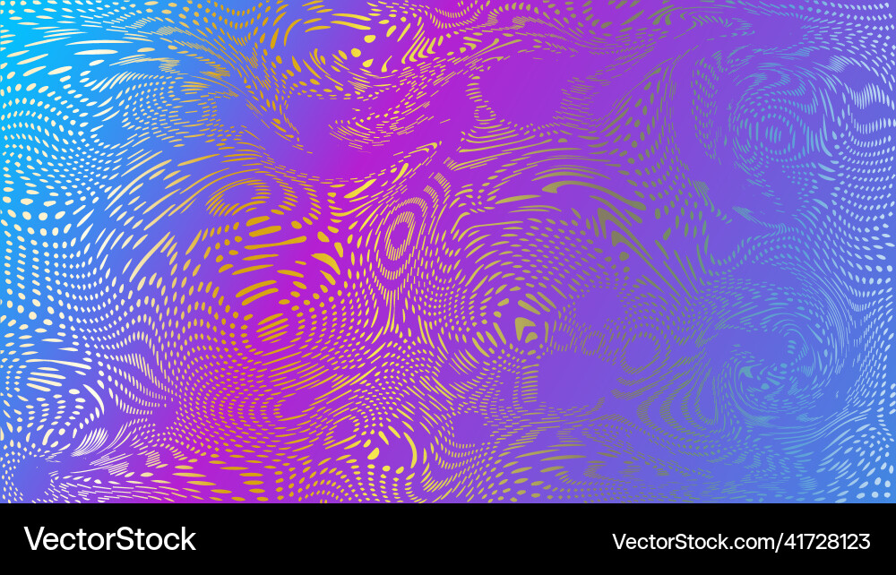 Psychedelic Swirl Abstract Background vector image