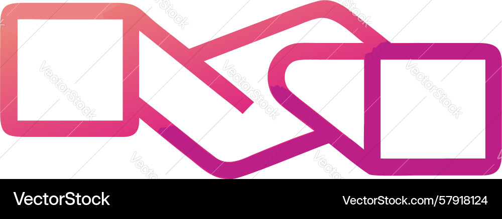 Abstract overlapping gradient shapes element vector image