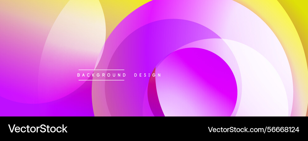 Abstract vibrant circles overlap creating dynamic Abstract vibrant circles overlap creating dynamic vector image