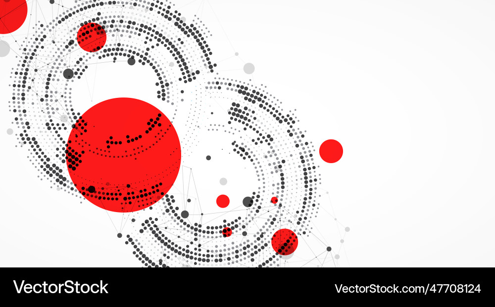 Halftone theme science abstract background Halftone theme science abstract background vector image