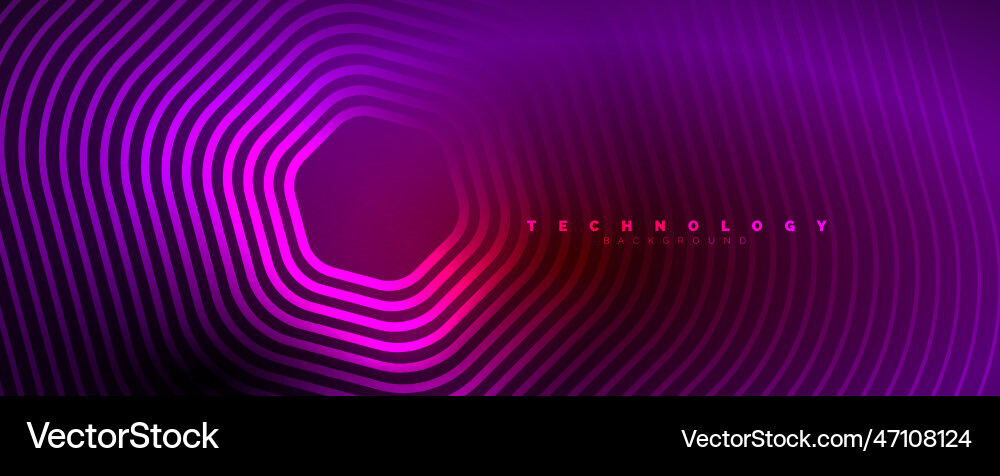 Techno shiny hexagons abstract background Techno shiny hexagons abstract background vector image