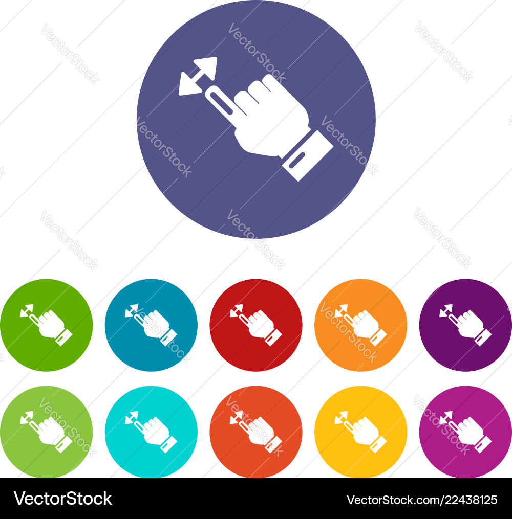 Cursor motion icon simple black style Cursor motion icon simple black style vector image