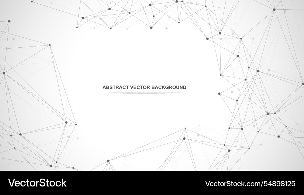 Global network connection concept big data Global network connection concept big data vector image