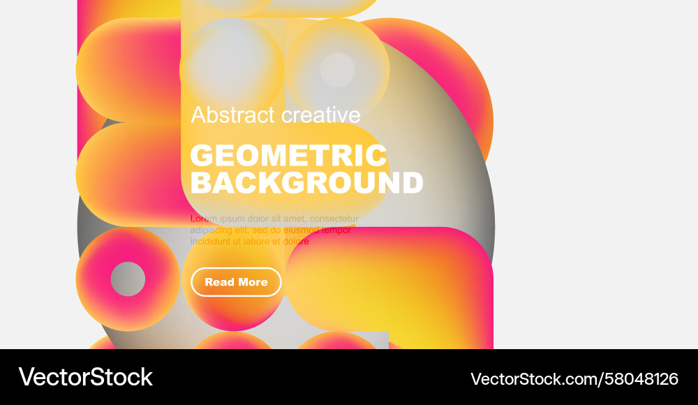 Dynamic Abstract Shapes - Overlapping Colors vector image