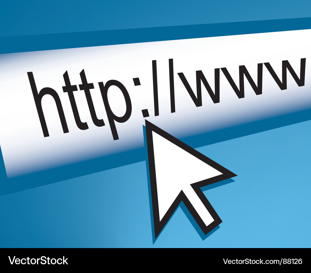 Web Browser Interface vector image