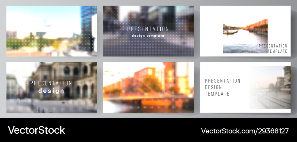 Layout presentation slides design Layout presentation slides design vector image