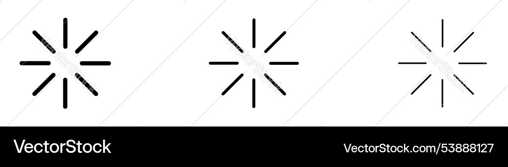 Loading icon set Loading icon set vector image