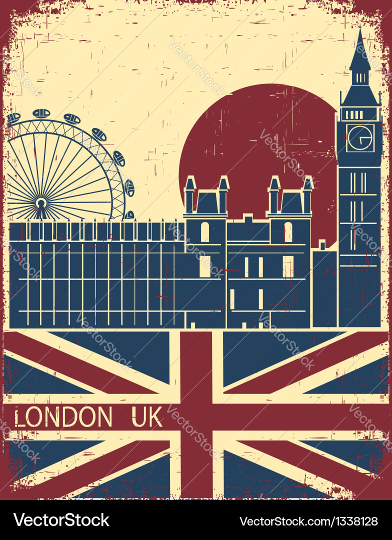 London Skyline Vector Image
