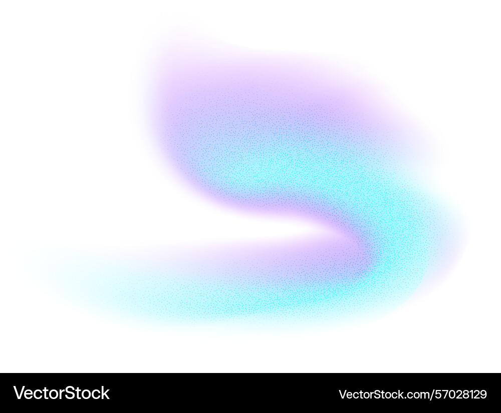 Abstract gradient shape with noise blue blurred Vector Image