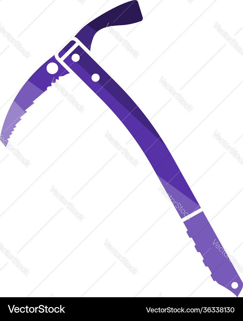 Ice axe icon Ice axe icon vector image