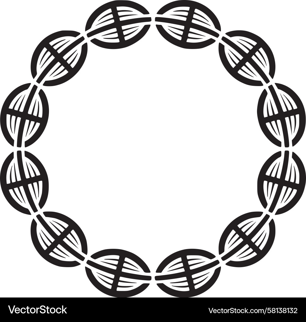 Intricate Circle Pattern Vector Image