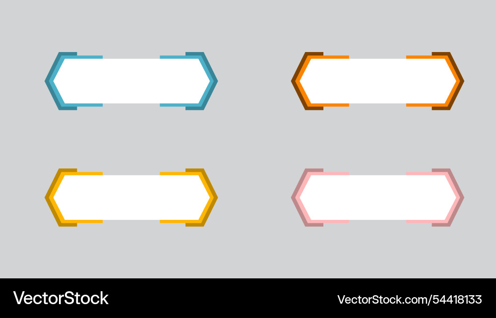 Cool text box design banner name textb Cool text box design banner name textb vector image