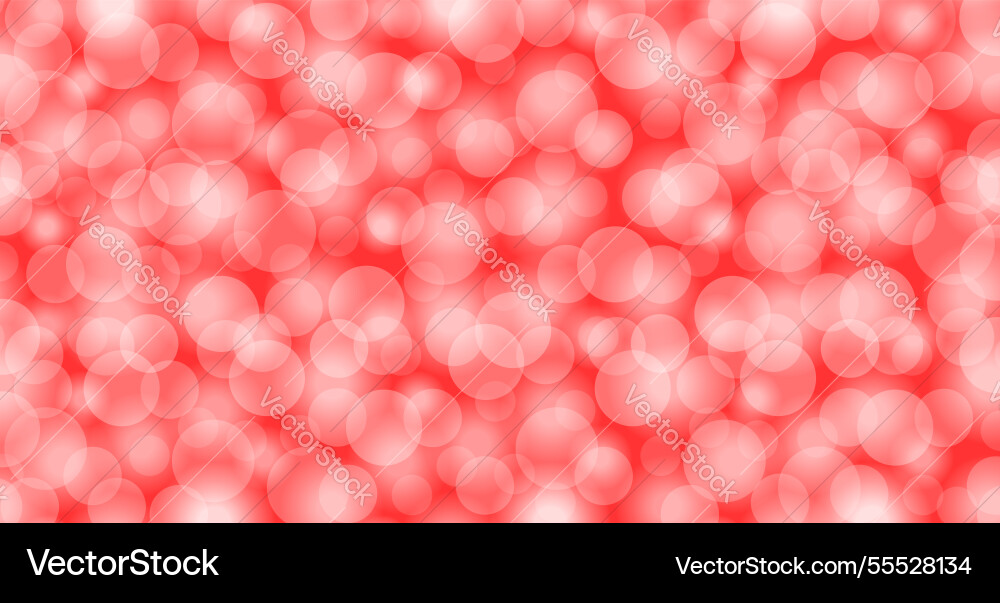 Abstract red bokeh for background maroon Vector Image
