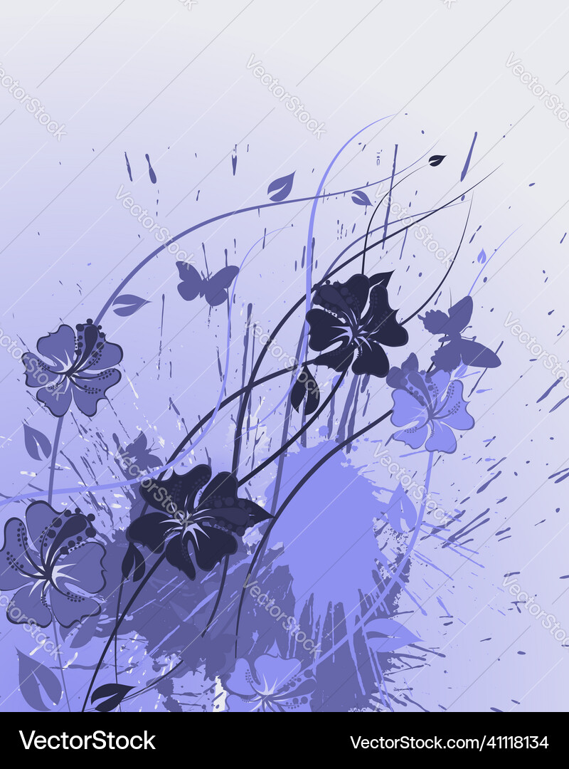 Floral background Royalty Free Vector Image - VectorStock