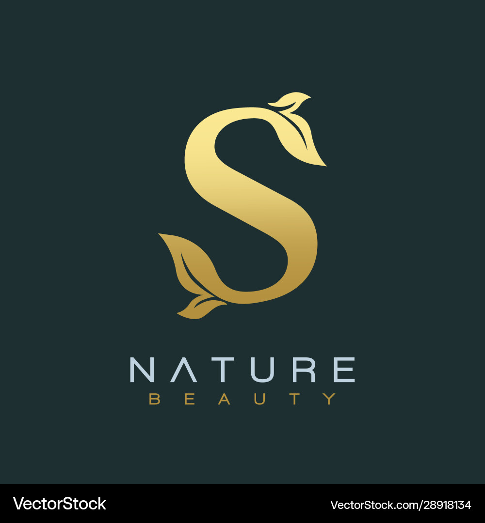 Letter s Luxus-Logo-Design-Symbol Letter s Luxus-Logo-Design-Symbol vektorbild
