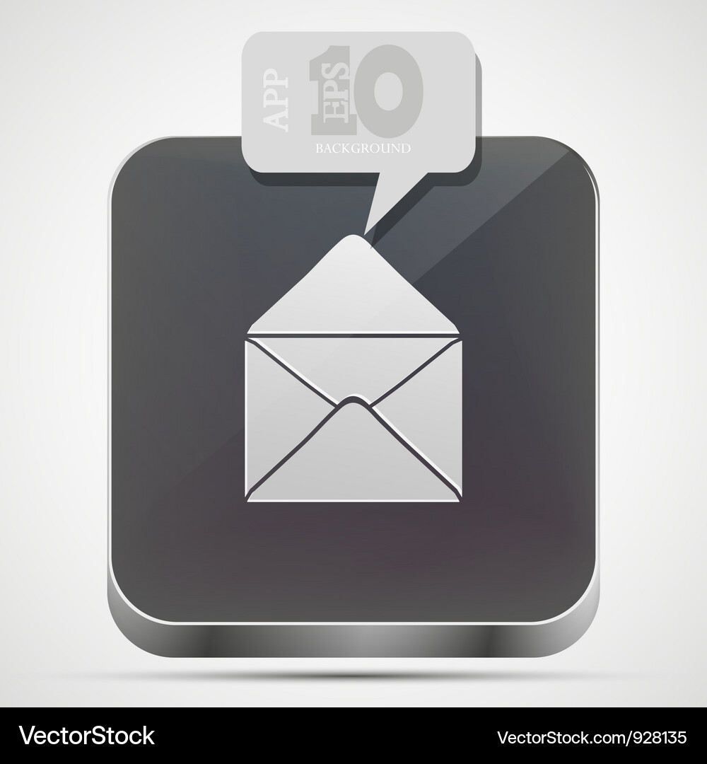 Mail app icon Vector Image