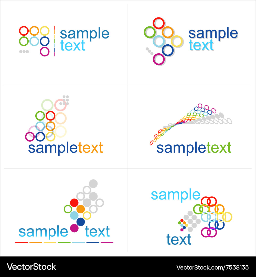 Modern Icon Set - Minimal Elements vector image