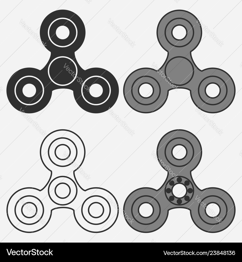 Fidget spinner Fidget spinner vector image
